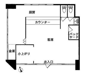 台東区柳橋収益店舗 画像5(間取図)