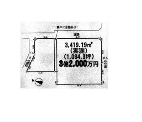 谷中町売地 画像5(間取図)