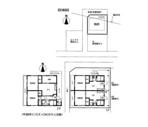 東伊興アパート 画像5(間取図)