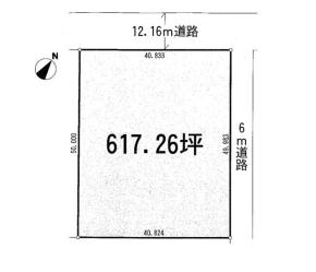 岩槻区加倉売地 画像5(間取図)
