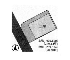 岩槻区上野工場 画像5(間取図)