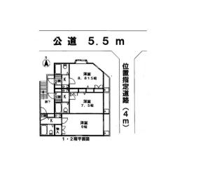 戸田川岸アパート 画像5(間取図)