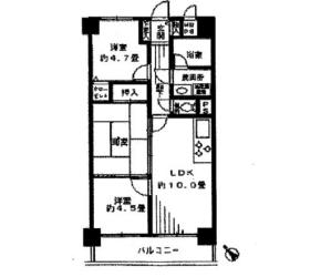 ライオンズﾏﾝｼｮﾝ川越岸町 画像5(間取図)