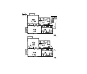 両新田アパート 画像5(間取図)