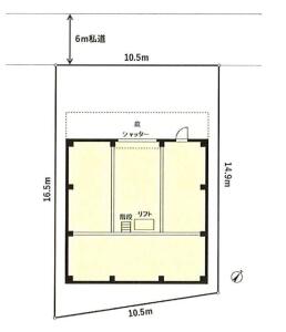 粕壁東倉庫 画像5(間取図)