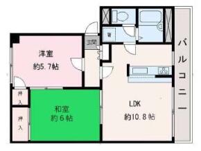 戸田喜沢２マンション 画像5(間取図)