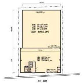 川口東領家工場倉庫 画像5(間取図)