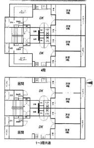 一ツ家マンション 画像5(間取図)