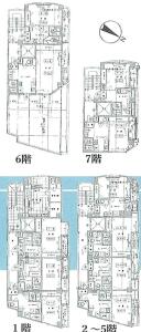 荒川マンション 画像5(間取図)