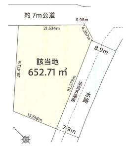 岩槻新方須賀土地 画像5(間取図)