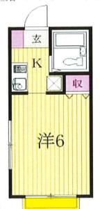 戸田新曾アパート 画像5(間取図)