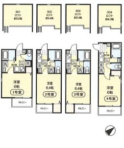 蕨南町物件 画像5(間取図)