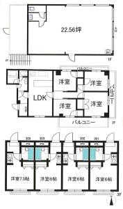 草加花栗ビル 画像5(間取図)