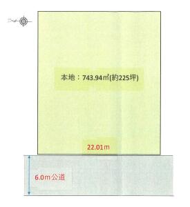 川口並木土地 画像5(間取図)